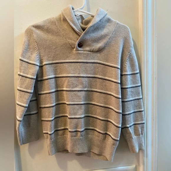 Hope & Henry Shawl Collar Organic Cotton Sweater - Picture 1 of 7